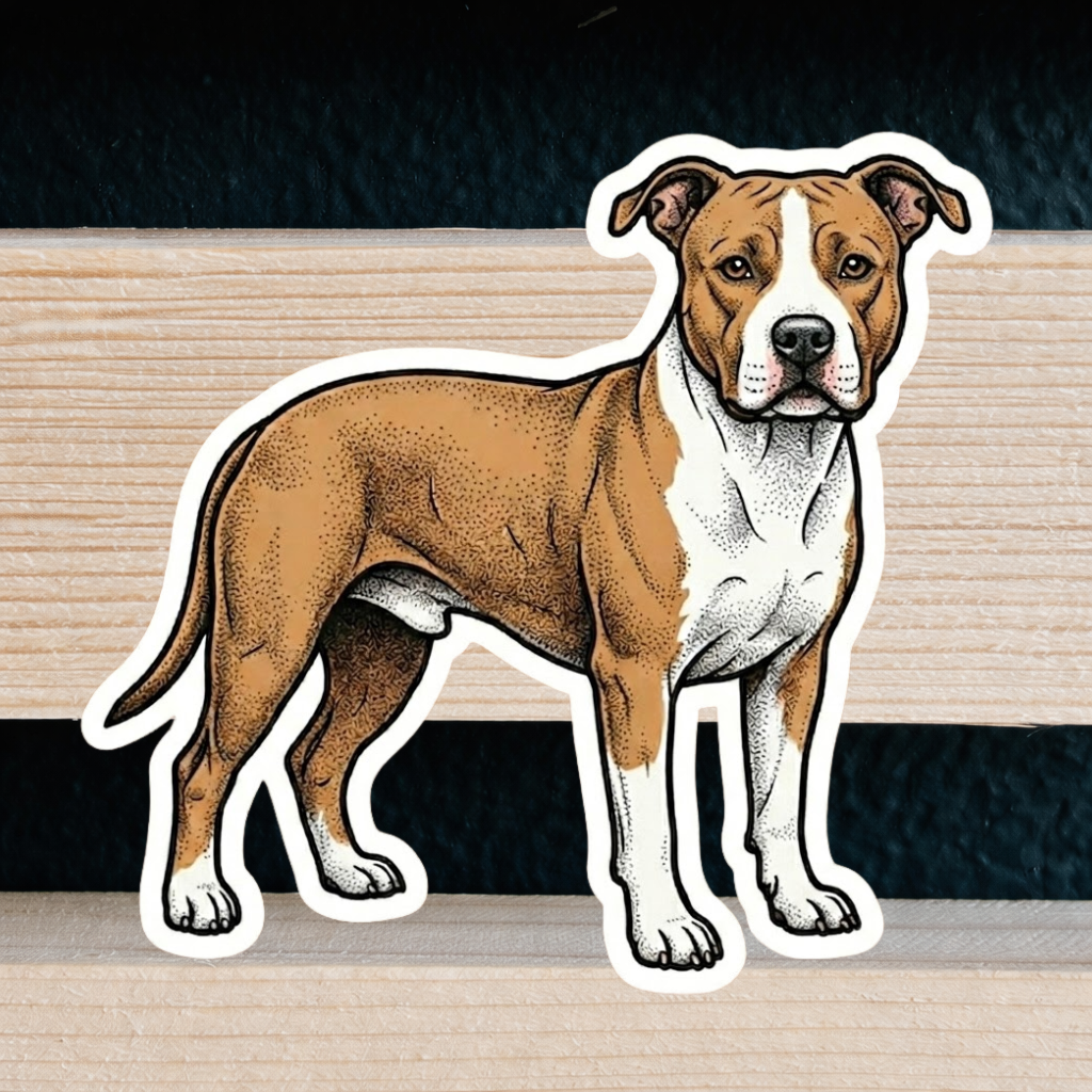 Wholesale Hand Drawn Dog Breed Stickers