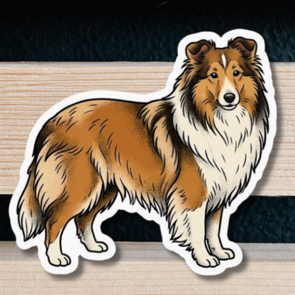 Wholesale Hand Drawn Dog Breed Stickers