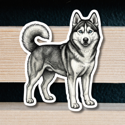 Wholesale Hand Drawn Dog Breed Stickers